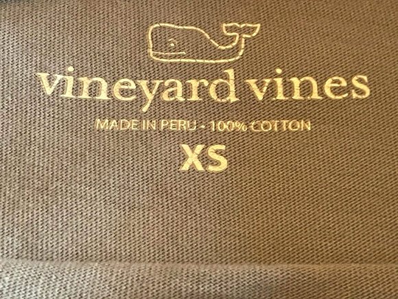 Vineyard Vine Womens Short Sleeve TShirt  Gray Cotton SZ XS - Picture 7 of 8